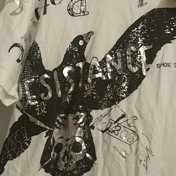 Guess white T shirt men's - Picture 2 of 5